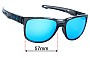 Sunglass Fix Verres de Remplacement pour Oakley Crossrange R OO9359 - 57mm Wide 