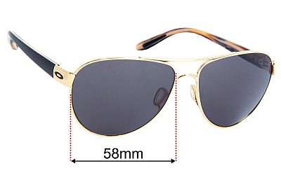 Oakley Disclosure OO4110 Verres de Remplacement 58mm wide 