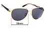 Sunglass Fix Replacement Lenses for Oakley Disclosure OO4110 - 58mm Wide 