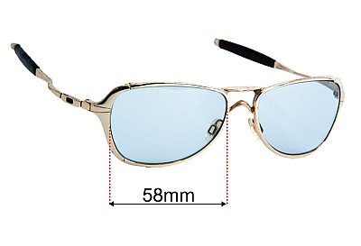 Oakley Felon Verres de Remplacement 58mm wide 