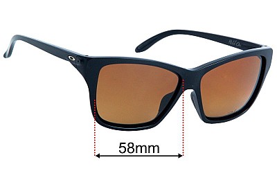 Oakley Hold On OO9298 Verres de Remplacement 58mm wide 