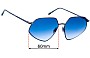 Sunglass Fix Lentes de Repuesto para Sportmax  SM0018 - 60mm Wide 