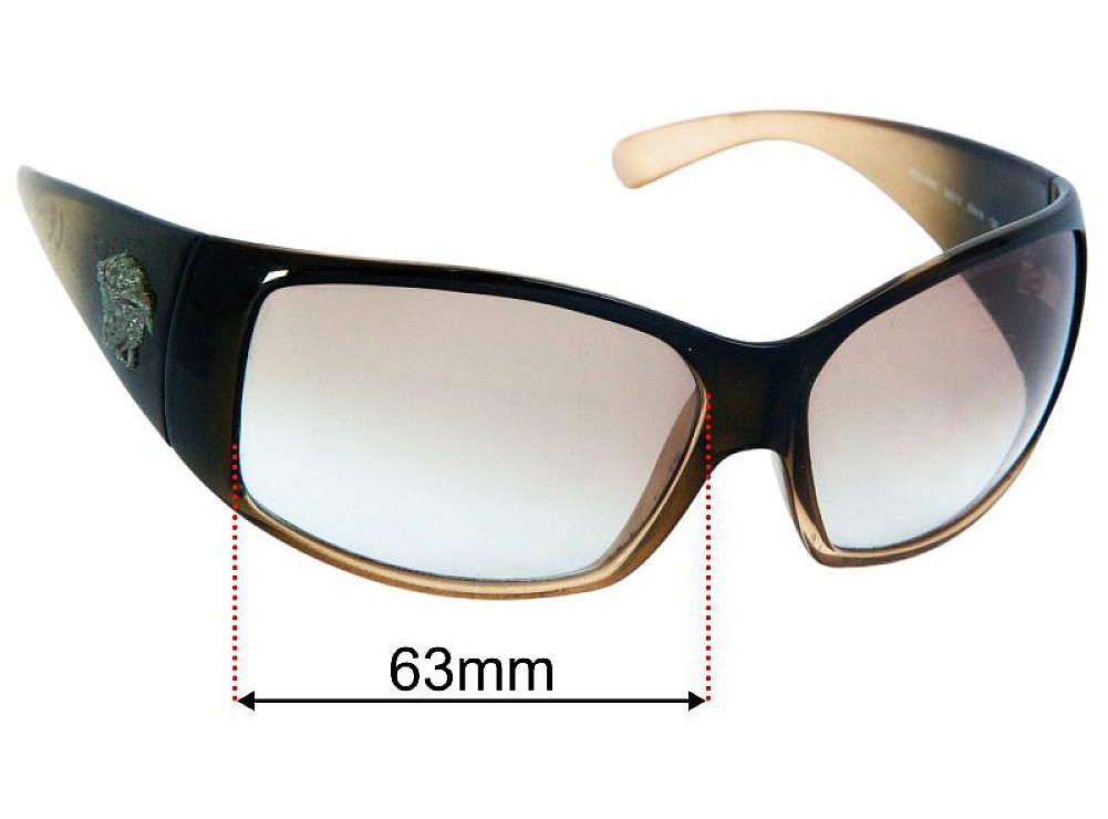 Sunglass Fix Lentilles de Remplacement pour Versace MOD 4055 - 63mm Wide Sunglass Fix Lentilles de Remplacement pour Versace MOD 4055 - 63mm Wide