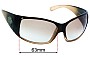 Sunglass Fix Verres de Remplacement pour Versace MOD 4055 - 63mm Wide 