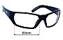 Sunglass Fix Lentes de Repuesto para Wiley X Rout - 65mm Wide 