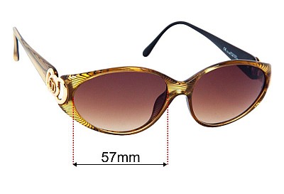Christian Dior CD 2851 Replacement Lenses 57mm wide 