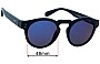 Sunglass Fix Replacement Lenses for Local Supply Freeway - 48mm Wide 