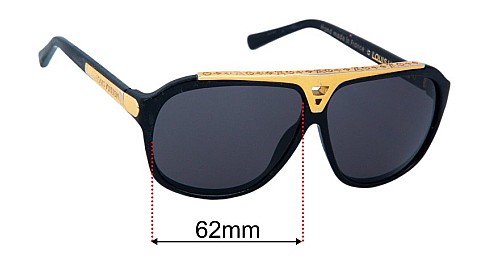 Louis Vuitton Z0105W 62mm Replacement Lenses display picture 2