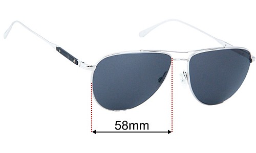 Oliver Peoples OV1301S Disoriano Replacement Lenses 58mm Oliver Peoples OV1301S Disoriano Replacement Lenses 58mm