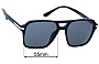 Sunglass Fix Replacement Lenses for Prada SPR20Y - 55mm Wide 
