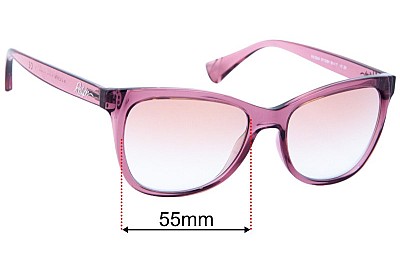 Ralph Lauren RA 5244 Verres de Remplacement 55mm wide 