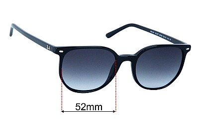 Ray Ban RB2197 Elliot Replacement Lenses 52mm wide 