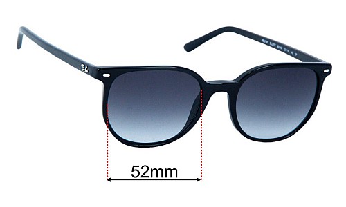 Ray-Ban RB2197 Elliot Replacement Lenses 52mm wide 