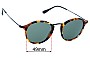 Sunglass Fix Replacement Lenses for Ray-Ban RB2447 Round - 49mm Wide 