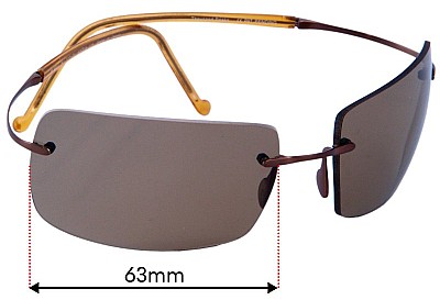 Maui Jim MJ517 Thousand Peaks  Replacement Lenses 54mm wide 
