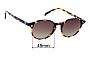 Sunglass Fix Verres de Remplacement pour Anglo American Optical Mod 406 - 49mm Wide 