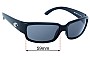 Sunglass Fix Lentes de Repuesto para Costa Del Mar Caballito - 59mm Wide 