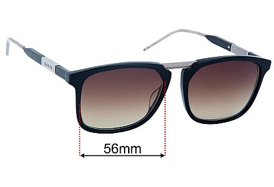Gucci GG0842S Replacement Lenses 56mm wide 