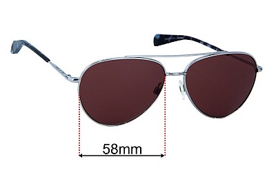 Rag & Bone NB1064/G/S Replacement Lenses 58mm wide 