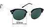 Sunglass Fix Replacement Lenses for Ray Ban RB4429 - 55mm Wide 
