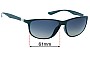 Sunglass Fix Replacement Lenses for Ray Ban RB4213-F Liteforce - 61mm Wide 