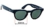 Sunglass Fix Replacement Lenses for Ray Ban RW4009 Meta Headliner - 50mm Wide 