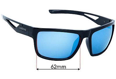 Spotters Morph Verres de Remplacement 62mm wide 