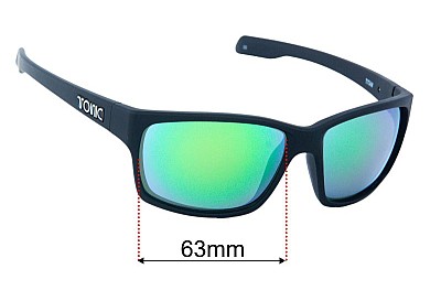 Tonic Titan Lentes de Repuesto 63mm wide 