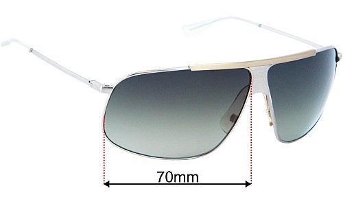 Costume National CN30S Ersatzlinsen 70mm wide 