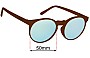 Sunglass Fix Replacement Lenses for Goodr Insert Coin To Continue - 50mm Wide 