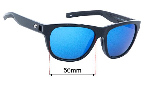 Costa Del Mar Bayside  Lentes de Repuesto 56mm wide 