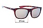 Sunglass Fix Lentes de Repuesto para Costa Del Mar Cheeca - 57mm Wide 