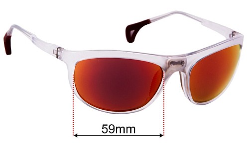 Sunglass Fix Lentilles de Remplacement pour District Vision Takeyoshi - 59mm Wide District Vision Takeyoshi Lentilles de Remplacement 59mm wide