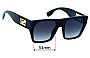 Sunglass Fix Replacement Lenses for Fendi FE 40124I - 54mm Wide 