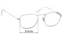 Sunglass Fix Replacement Lenses for Ray-Ban RB3857V Frank Optics - 51mm Wide 