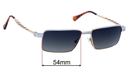 Gianfranco Ferre GFF 265/S Lentes de Repuesto 54mm wide 