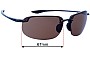 Sunglass Fix Replacement Lenses for Maui Jim MJ456 Ho'okipa XL - 67mm Wide 