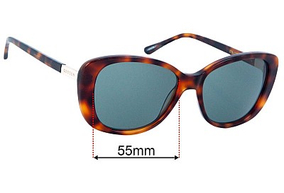 Oroton  Derby Verres de Remplacement 55mm wide 
