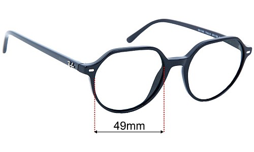 Ray-Ban RB5395 Thalia Optics Lentilles de Remplacement 51mm wide 