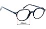 Sunglass Fix Verres de Remplacement pour Ray-Ban RB5395 Thalia Optics - 49mm Wide 