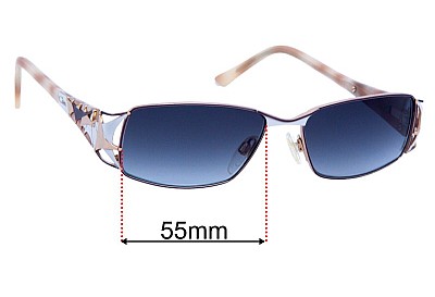 Cazal MOD 1045 Verres de Remplacement 55mm wide 