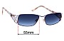 Sunglass Fix Replacement Lenses for Cazal MOD 1045 - 55mm Wide 