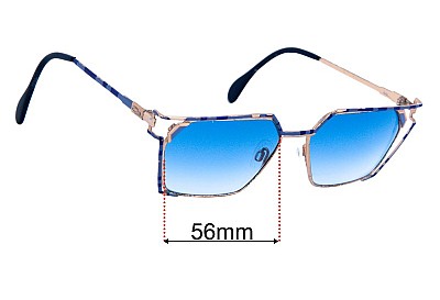 Cazal Mod 250 Verres de Remplacement 56mm wide 