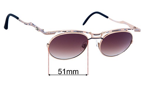 Cazal Mod 279  Lentes de Repuesto 51mm wide 