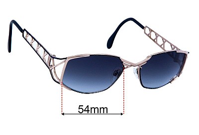 Cazal MOD 984 Verres de Remplacement 54mm wide 