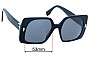 Sunglass Fix Replacement Lenses for Fendi FE 40036U - 53mm Wide 