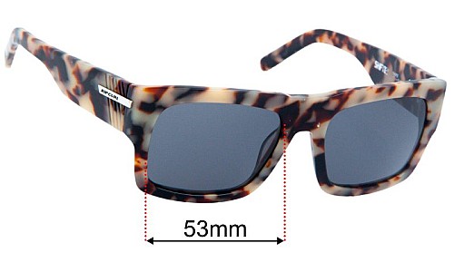 Rip Curl Shifties Lentilles de Remplacement 53mm wide 