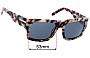 Sunglass Fix Verres de Remplacement pour Rip Curl Shifties - 53mm Wide 