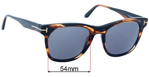 Tom Ford Brooklyn TF833 54mm Replacement Lenses display picture 1