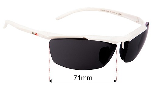 Zerorh+  RH616 Replacement Lenses 71mm wide 